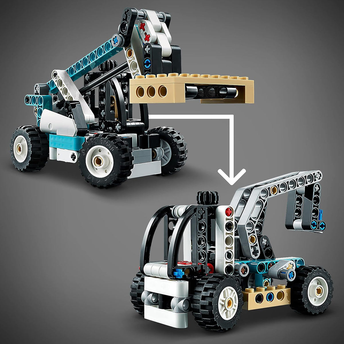 LEGO Technic Telehandler Model Building Kit D6733