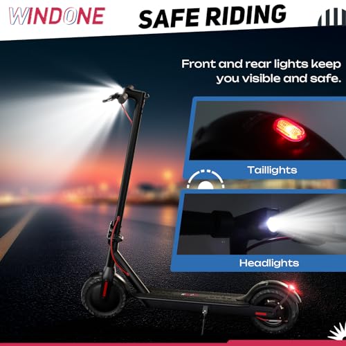 19MPH 17-Mile Range 430W Peak Motor Foldable Electric Scooter with 10" Tires & Dual Braking System J75747