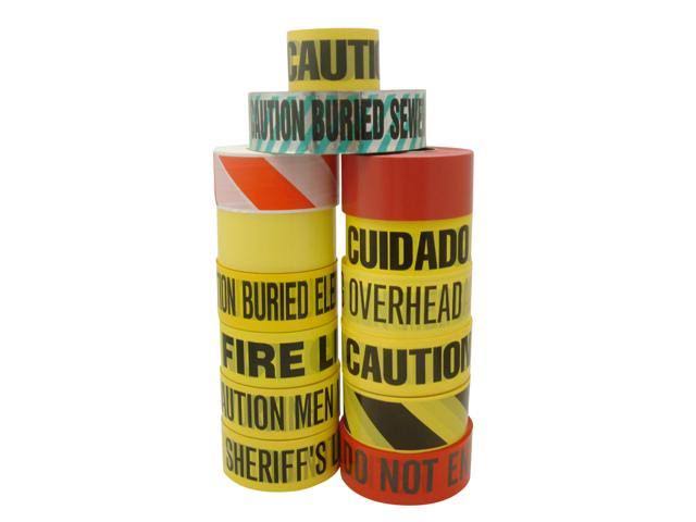 Yellow Barricade Tape 3 in. x 1000 ft. Y5720
