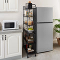 6-Tier Slim Rolling Metal Wire Storage Cart with Wheels T6881