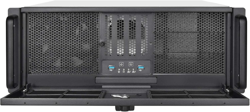 4U Rackmount Server Chassis with 3 X 5.25 Front Bays B330139