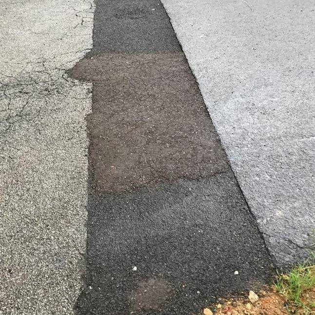 Black Asphalt Patch B798488