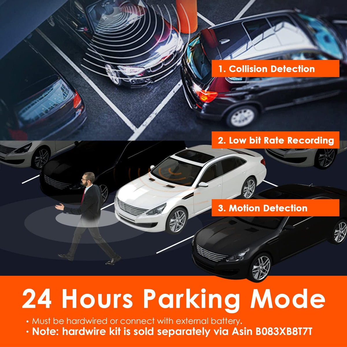 3 Channel 4K Dash Cam P4617