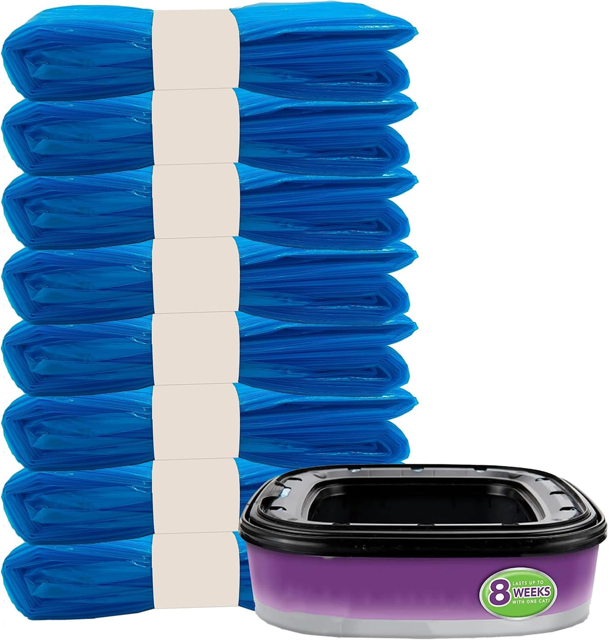 8 Pack Cat Litter Refills Bag M1768