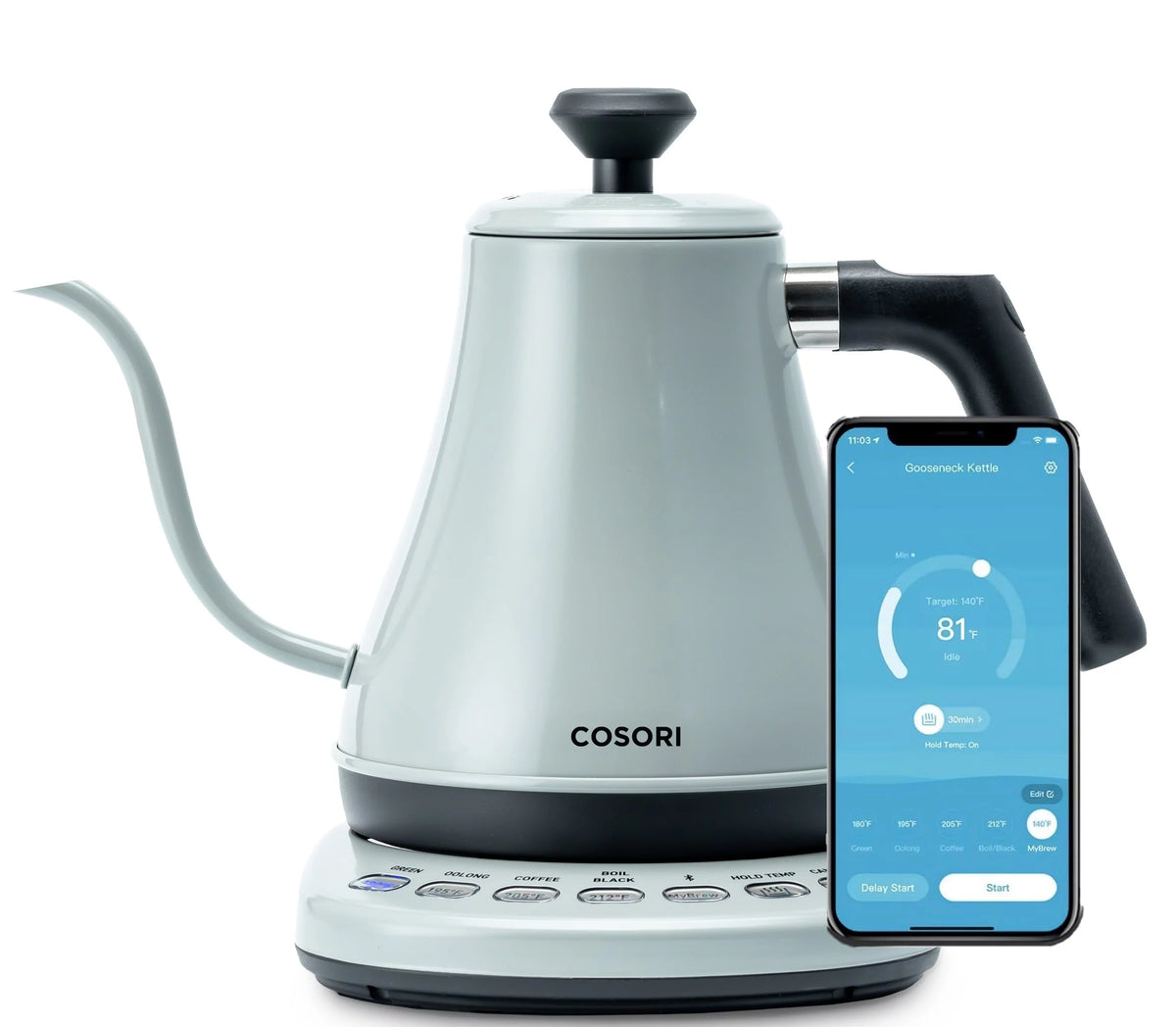 Stainless Steel 0.8L Gooseneck Kettle K986