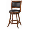 24 Swivel Bar Stool with Upholstered Seat Pack of 2 I559761