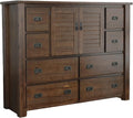 Brown Trestlewood Dresser L42920