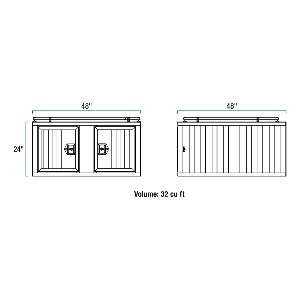 Double-Door Dog Box U536084