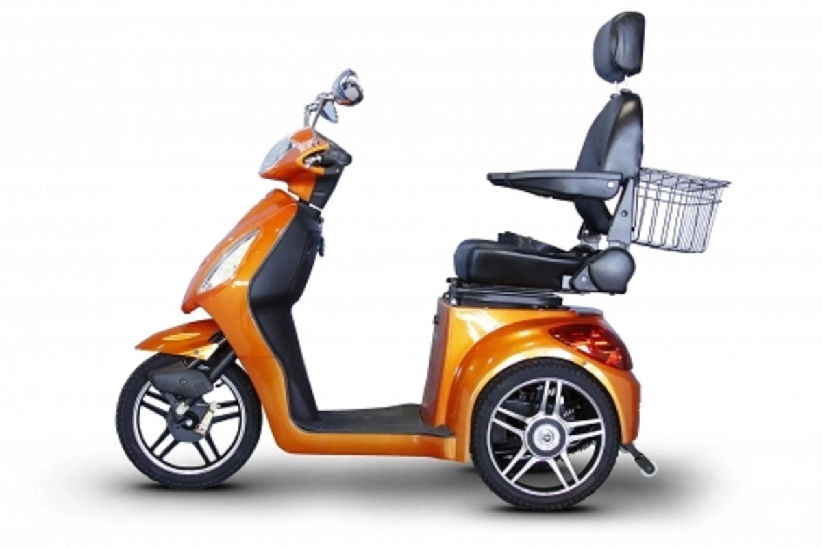 Orange 3-Wheel Scooter with Electromagnetic Brakes V14180