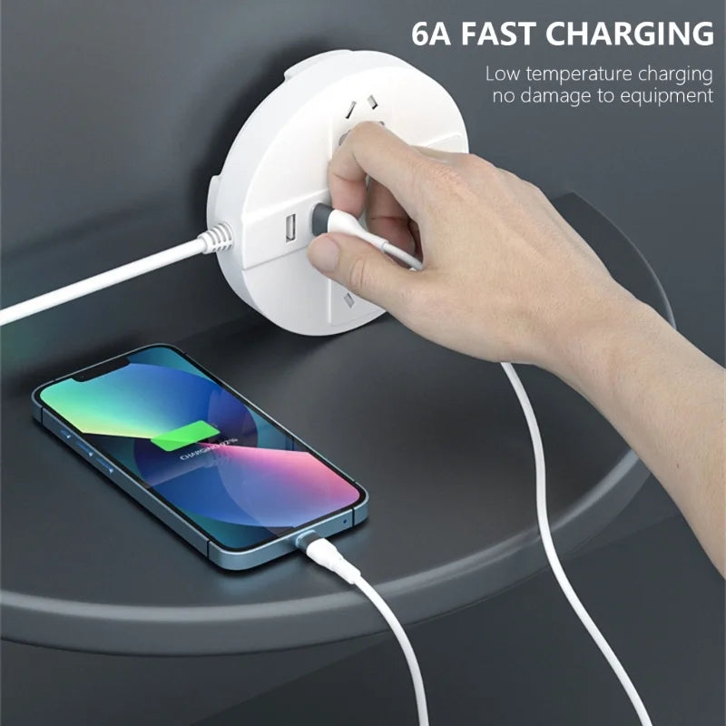 1.2m USB to Type C/Micro USB Data Line, 6A Quick Charging Power Cable L989783
