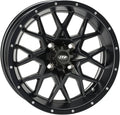 Black 14x7 4/137 5+2 Wheel Y6684
