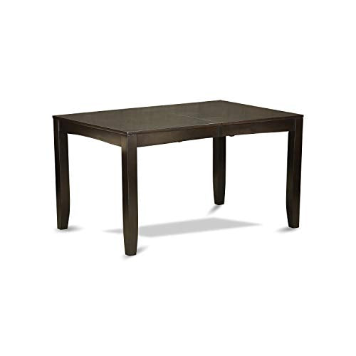 5 Piece Rectangle Wooden Table with Butterfly Leaf and 4 Linen Fabric Dining Chairs K973
