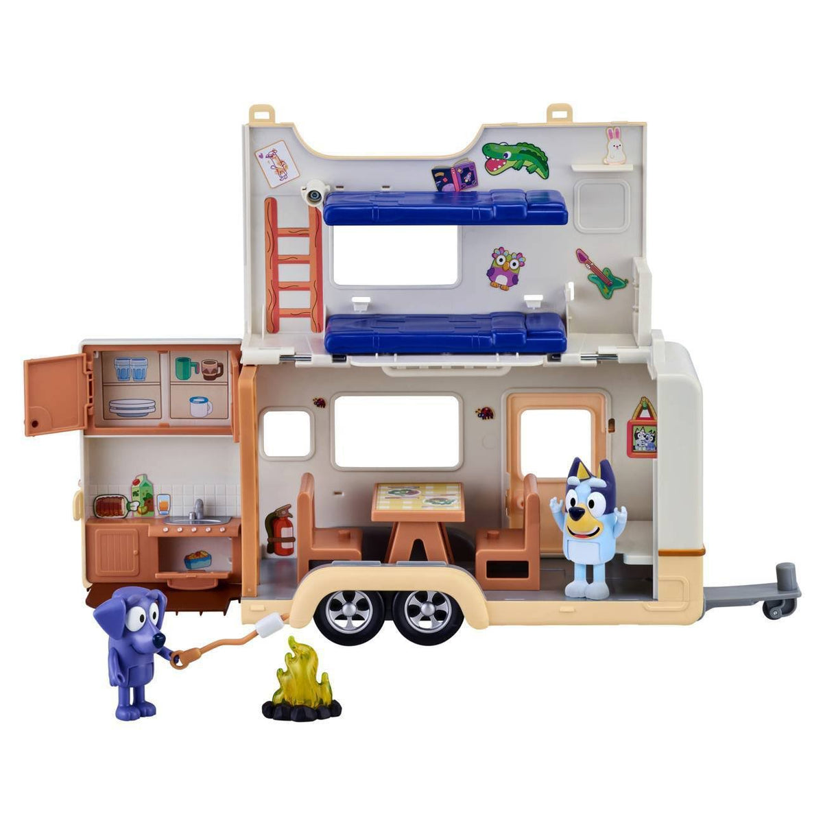 Bluey & Jean Luc Caravan Adventures Playset E107