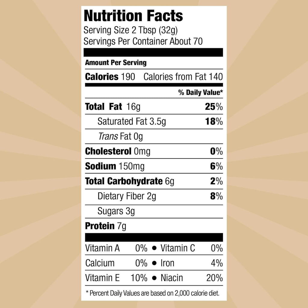 40 Ounce Twin Pack Natural Creamy Peanut Butter Spread X476