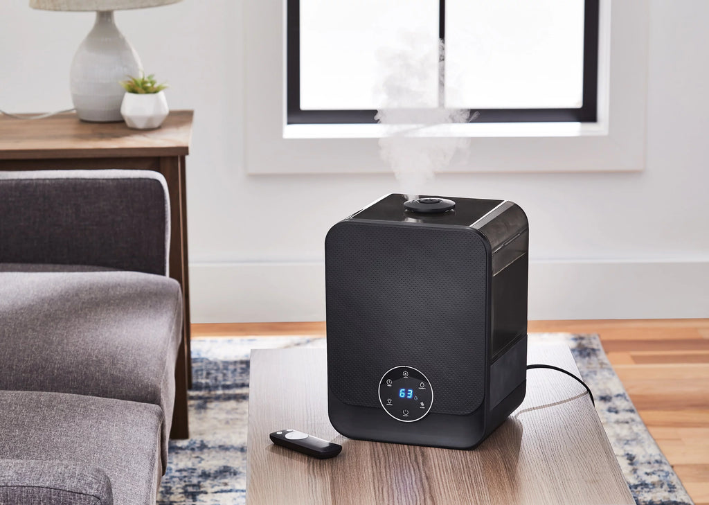 1.6 Gal Ultrasonic Warm/Cool Mist Humidifier, Black D1428