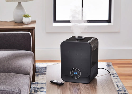 1.6 Gal Ultrasonic Warm/Cool Mist Humidifier, Black D1428