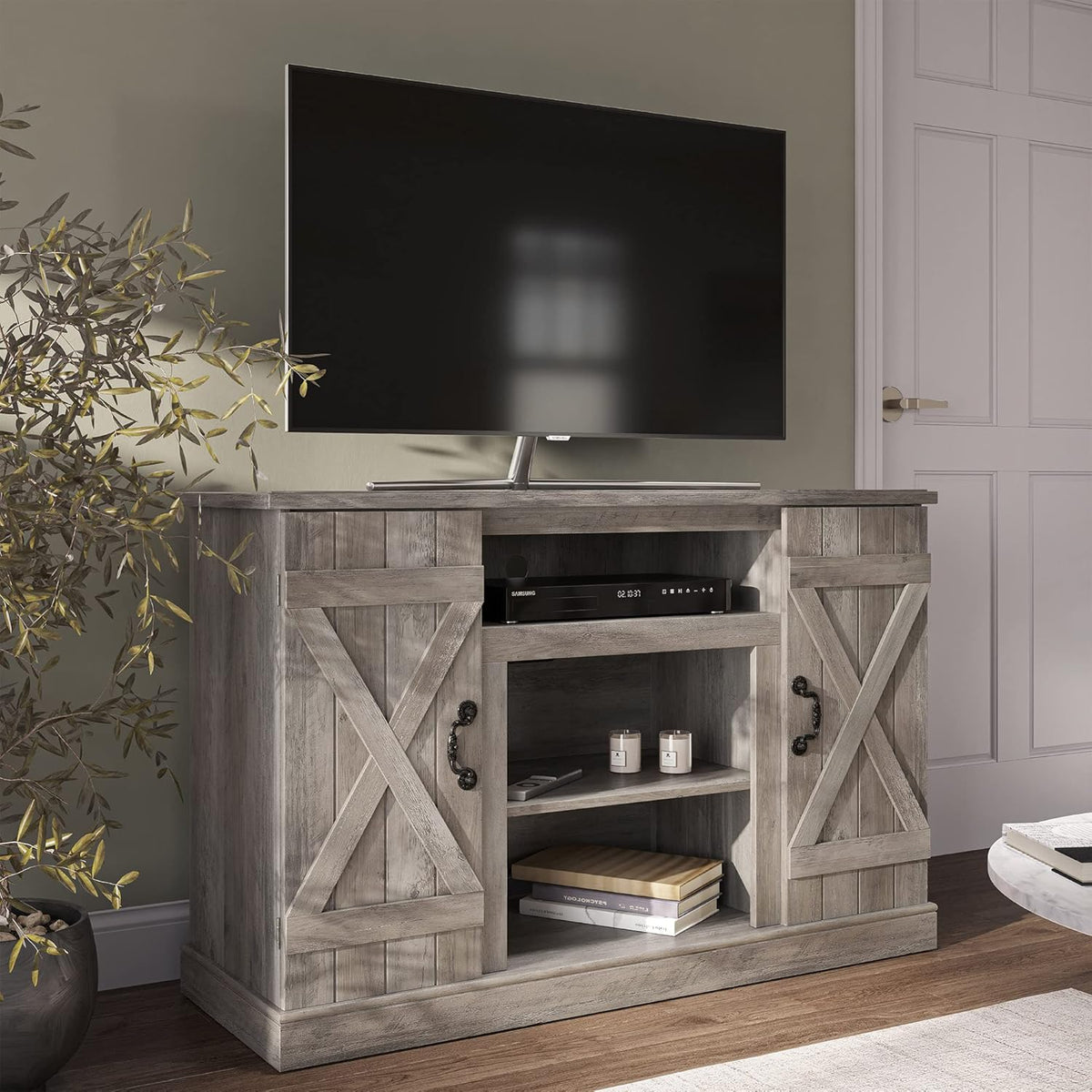 47 Inch Electric Fireplace TV Stand B161