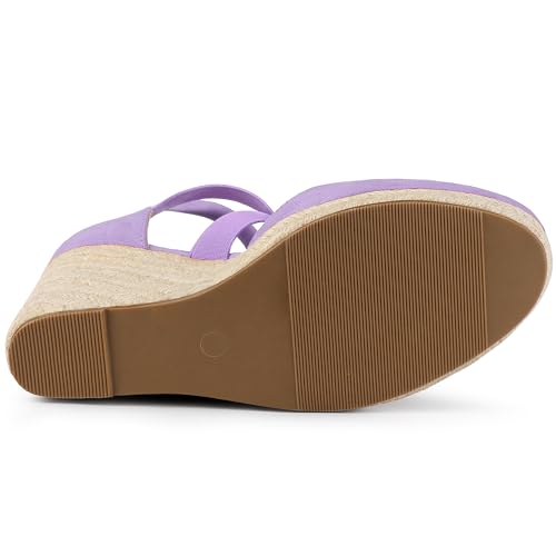 Women's Espadrilles Closed Toe Wedges Heels Sandals Z4867