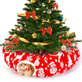 Cat Tunnel Bed Christmas Tree Skirt for Indoor Cats O38145