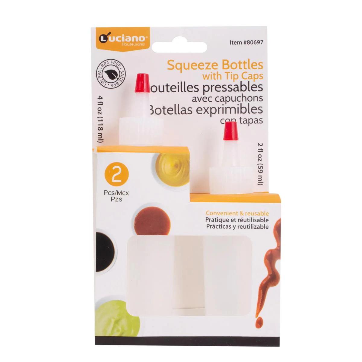 2pc Squeeze Bottle K99368