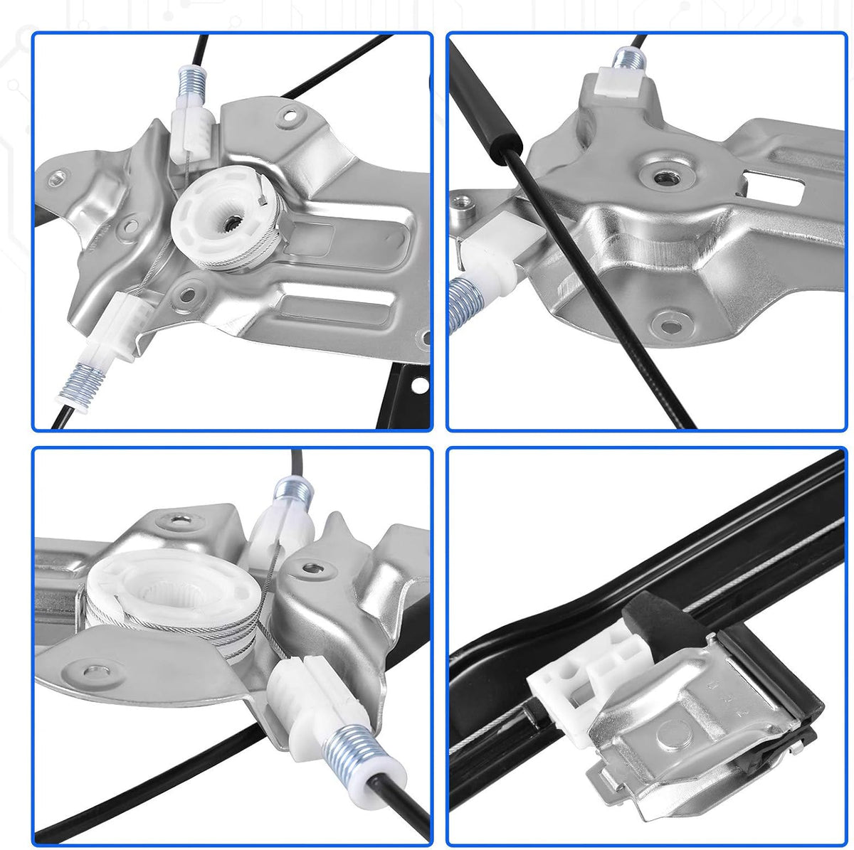 Power Window Regulator Front Passenger Side Pack of 2 U84928