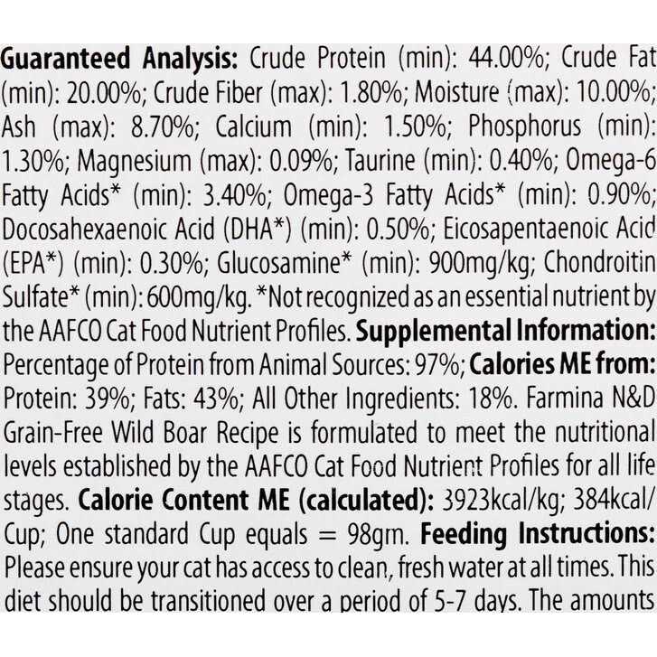 Boar & Apple Grain Free Dry Cat Food P26592
