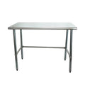 48x22 x 30x22 Stainless Steel Work Table with Galvanized Cross Bar C643
