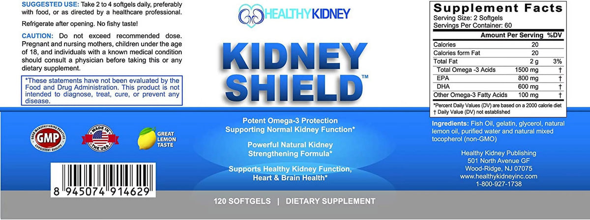 Kidney Detox Supplement 120 ct. 3 pack U1377