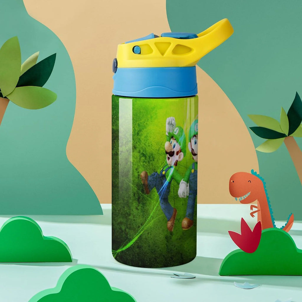 Insulated Stainless Steel Water Bottle with Straw H174384