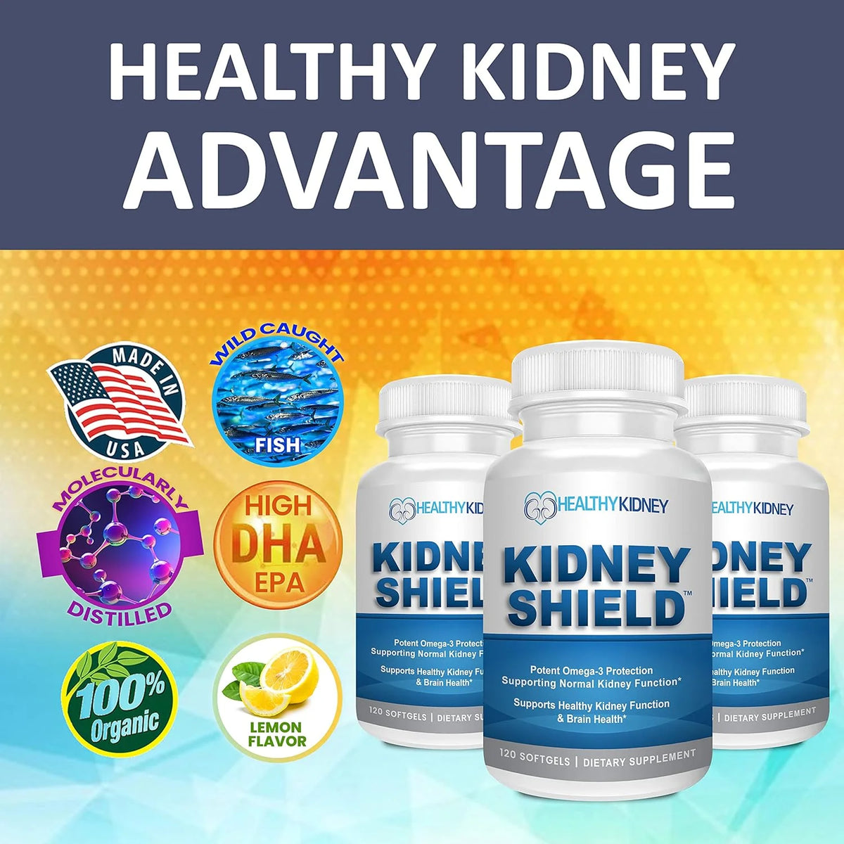 Kidney Detox Supplement 120 ct. 3 pack U1377