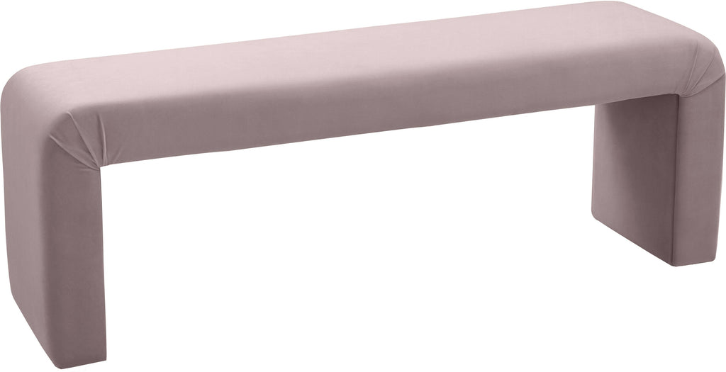Pink Velvet Bench R455