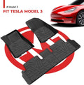 All-Weather 3D Full Cover Waterproof TPE Floor Mats V196194