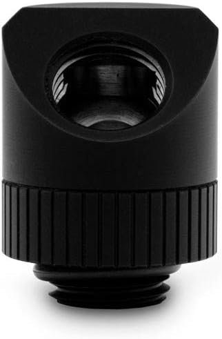 Black 45 Degree Angled Rotary Fitting, 4-Pack H641