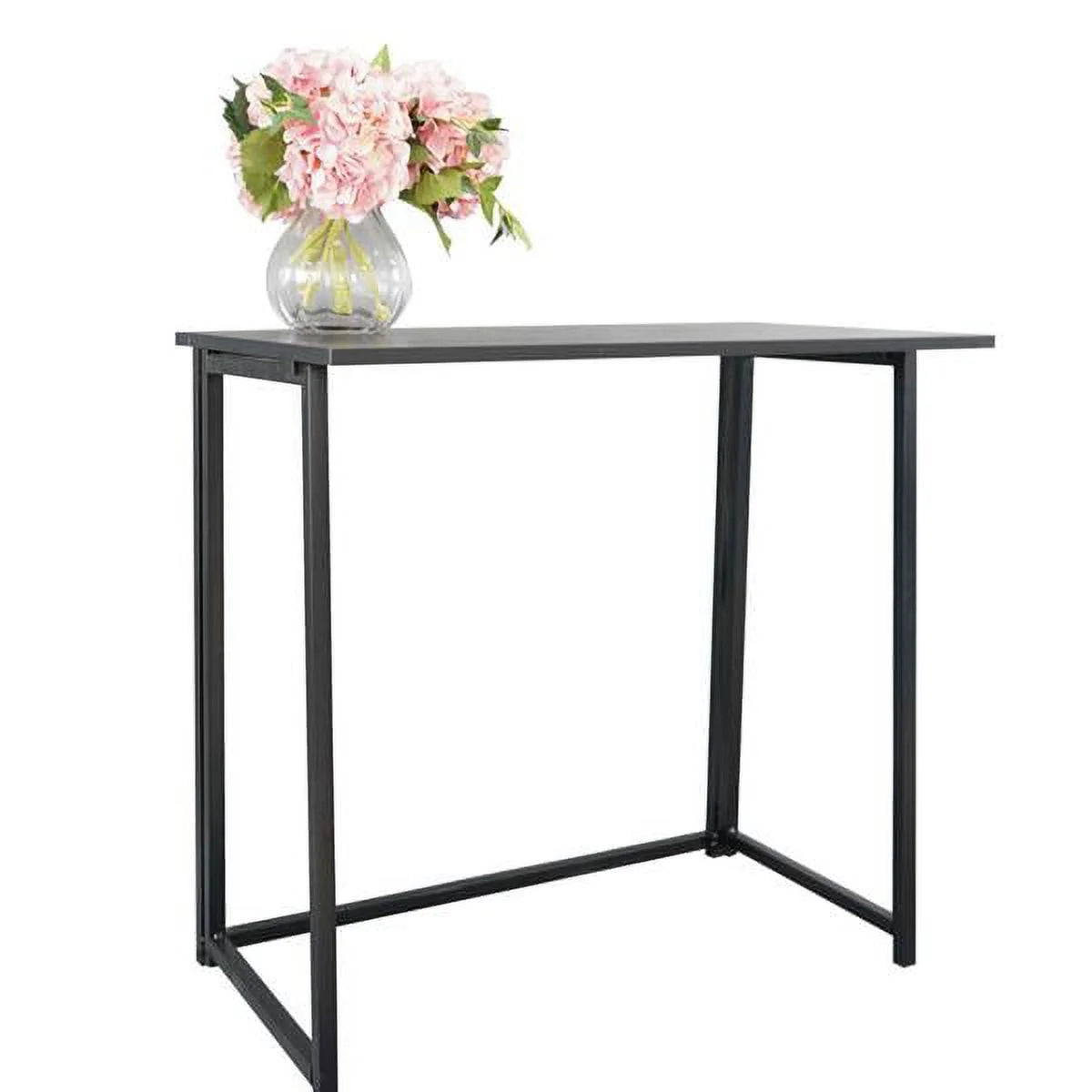 Black Collapsible Computer Desk E6419