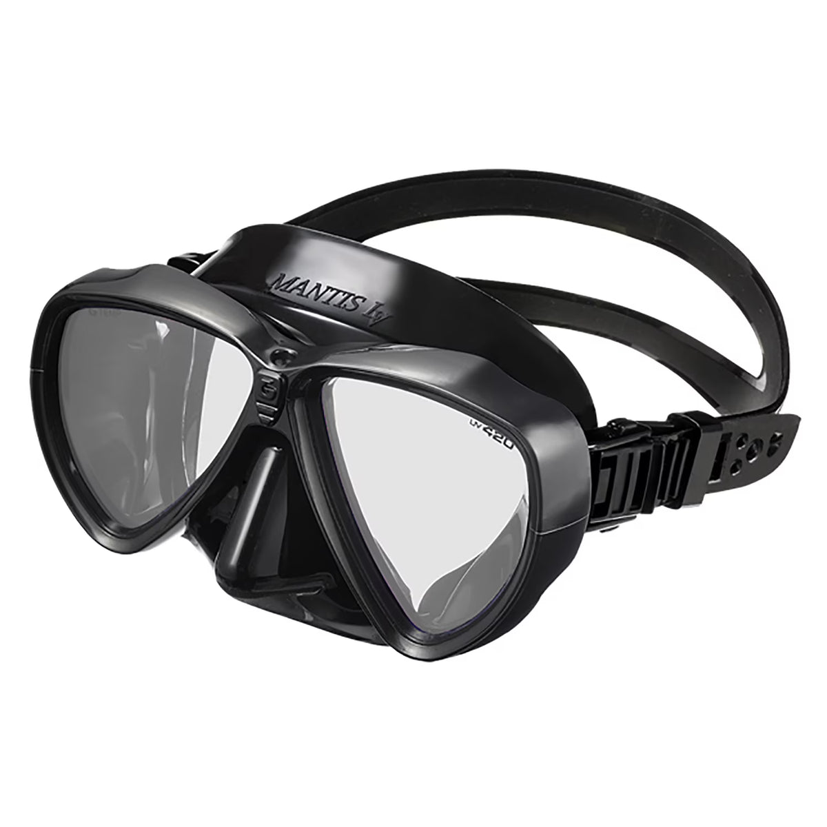 Black/Black Chrome Dive Mask D415552