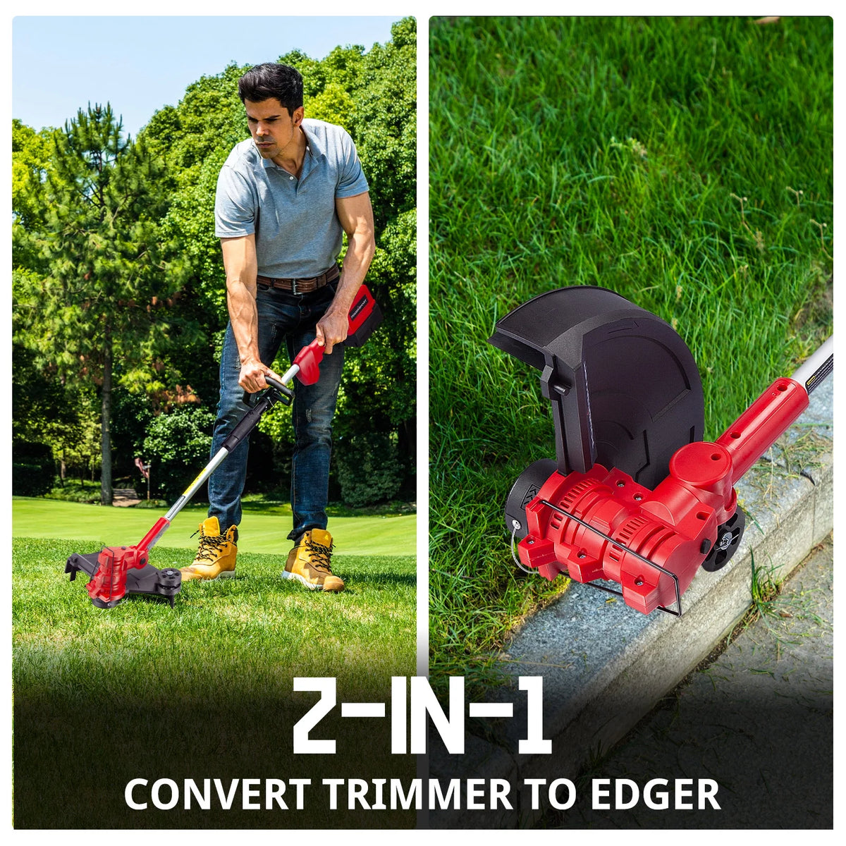 40V 2-in-1 Cordless String Trimmer and Edger J177037