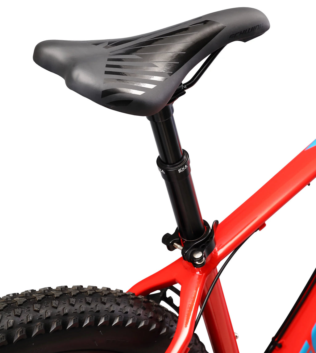 29 inch Mens Mountain Bike, 19 inch Frame Adult Bicycle, Red M237