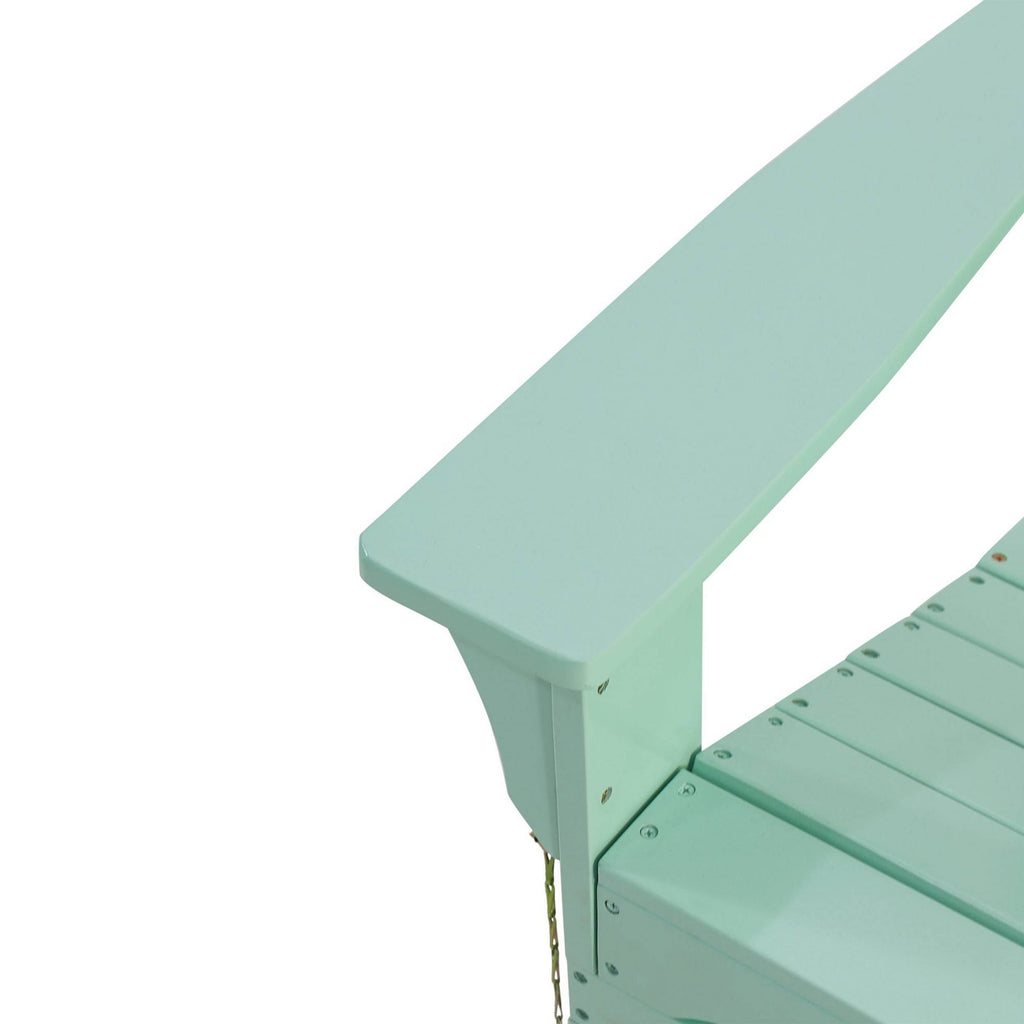 Light Mint Acacia Wood Foldable Adirondack Chair G2889