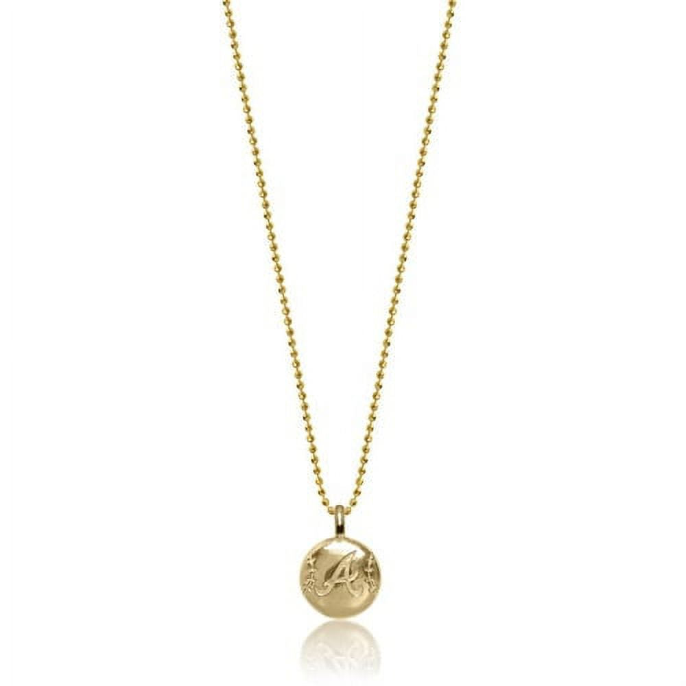 14k Yellow Gold Disc Necklace C166405