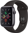 Restored 44mm GPS Space Gray Aluminum Case Black Sport Band Watch O99745