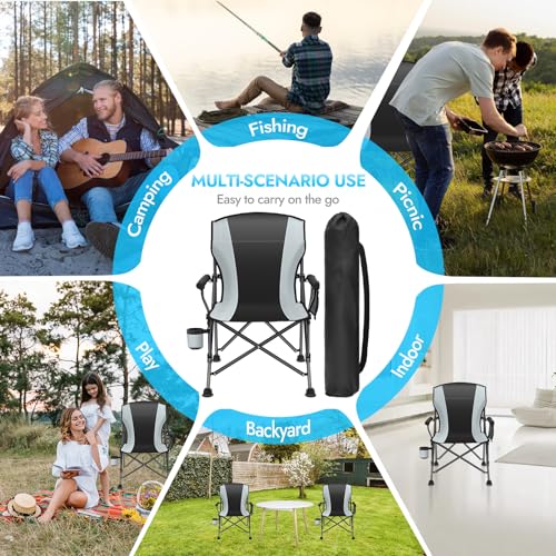 Oversized Folding Camping Chair 2 Pack E836