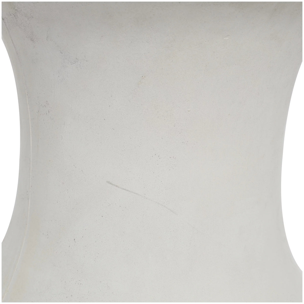 White Fiberclay Outdoor Accent Table O437