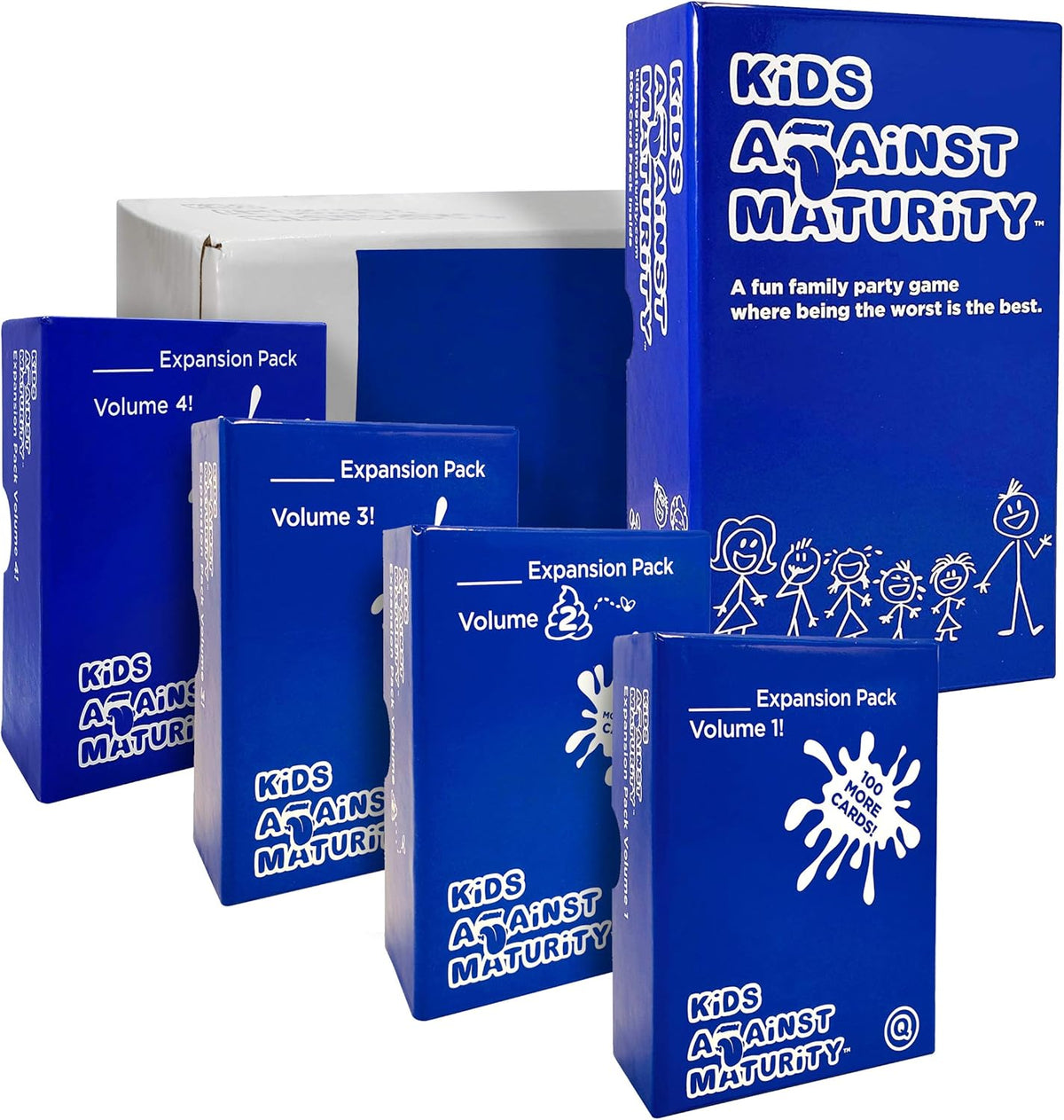 Card Game for Kids and Families, Combo Pack with Expansion #1 #2 #3 and #4 Pack of 2 M109603