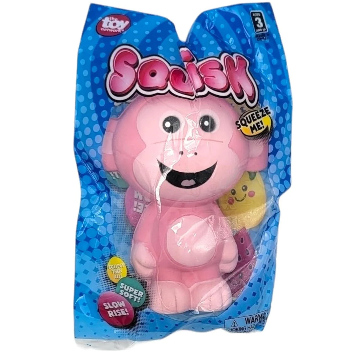 4 Pack Squish Monkey Stress Toy W305495