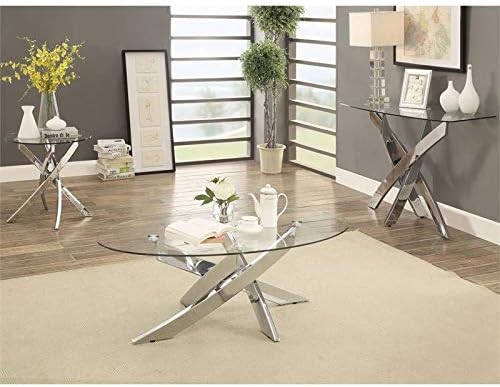 Chrome Metal Coffee Table U934