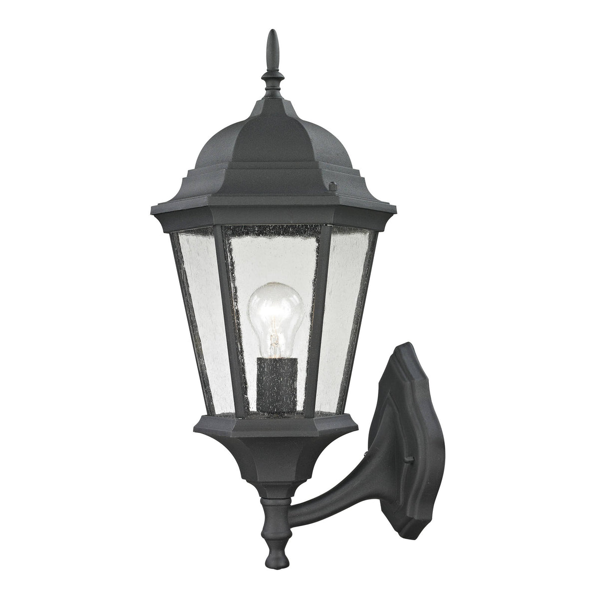 Outdoor Wall Light Matte Textured Black F44142