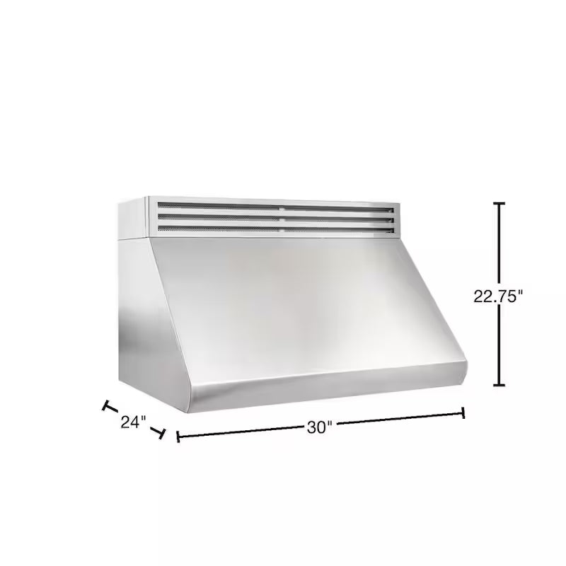 600 CFM Convertible Under Cabinet Range Hood in Stainless Steel K537230