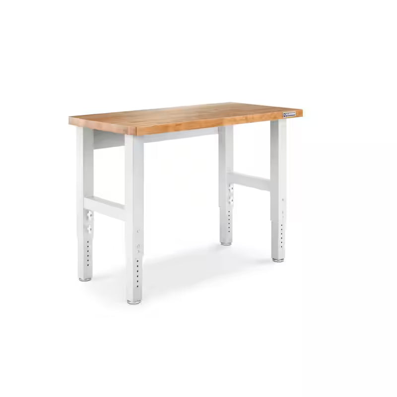 Adjustable Height Hardwood Top Workbench M93784