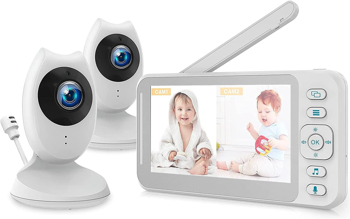 4.3 inch Video Baby Monitor with Night Vision and 2-Way Audio W319850