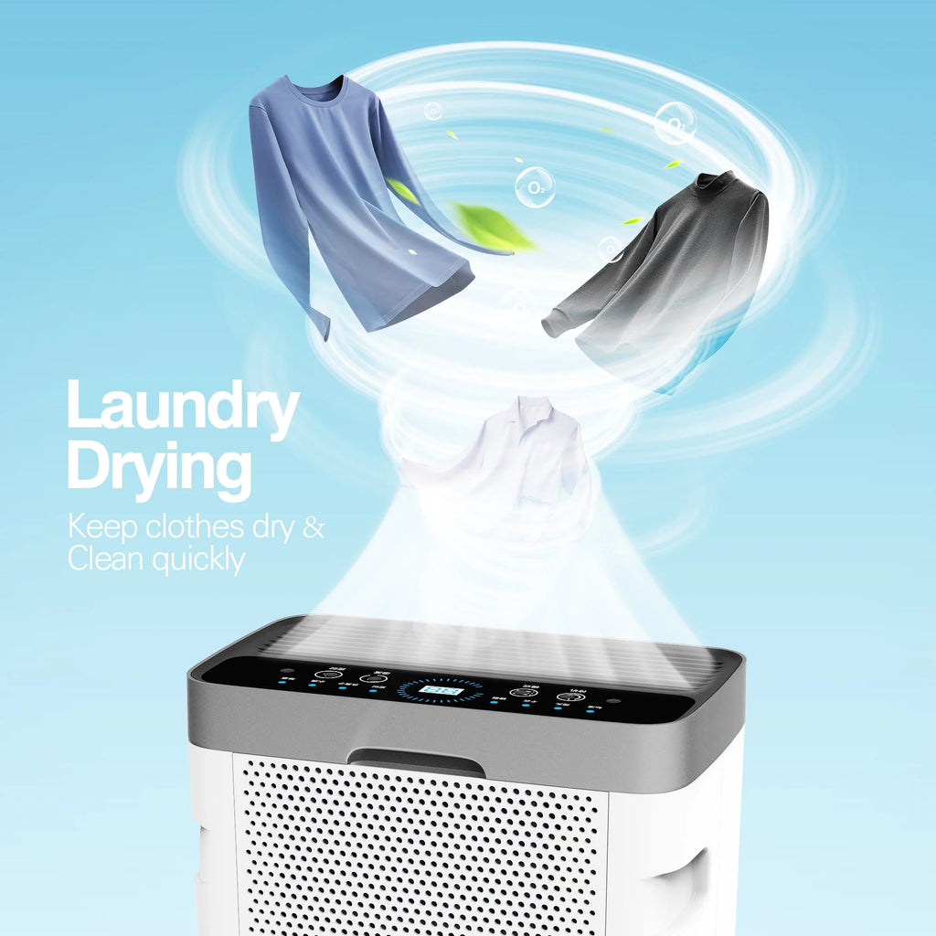 22 Pints Portable Dehumidifier with Drain Hose O349906